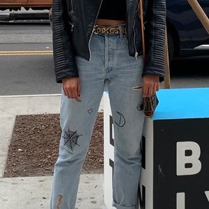 AGOLDE x UO Embroidered Jeans